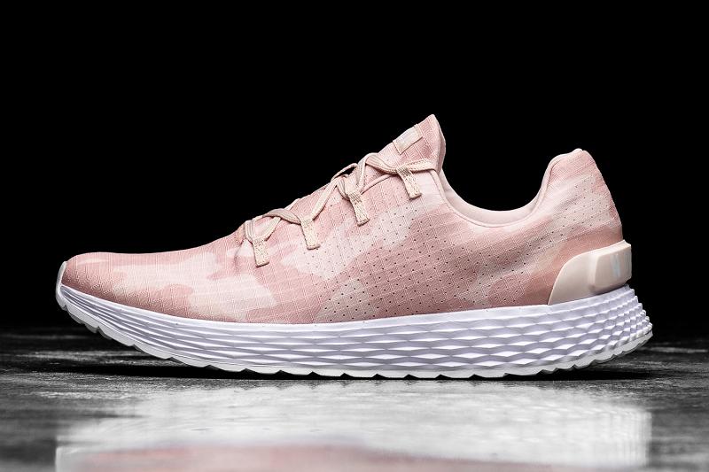 Nobull Camo Ripstop Runner Women's Running Shoes Rose | USA U1785Z